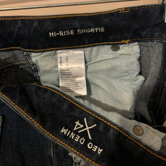 American Eagle Outfitters High Rise Shortie size 12 EUC - Picture 3 of 4